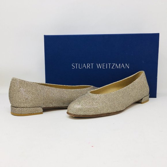 Stuart Weitzman Platinum Noir Evening Pumps 6 N - Picture 1 of 12